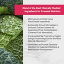 Naturalis Vegan Prenatal with Full Specrum Omega-3 | Algae DHA, EPA, DPA, Vitamin D3 & Active Folate L 5-MTHF | Vegan Society Certified, Sustainably Sourced, Non-GMO & Soy Free | 60 Veggie Softgels 6