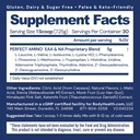 BodyHealth PerfectAmino Powder - BCAA and EAA Powder for Pre and Post Workout - Amino Acid Energy Drink for Men and Women to Support Lean Muscle and Recovery - Strawberry - 120 Servings 3