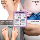 Youth & Tonic PMS & Menopause Bloating Relief Duo – Support for Puffiness, Hormonal Balance & Fluid Retention – Her Hormone Balance + Water Weight Away Natural Herbs for Women, 90 Capsules 3