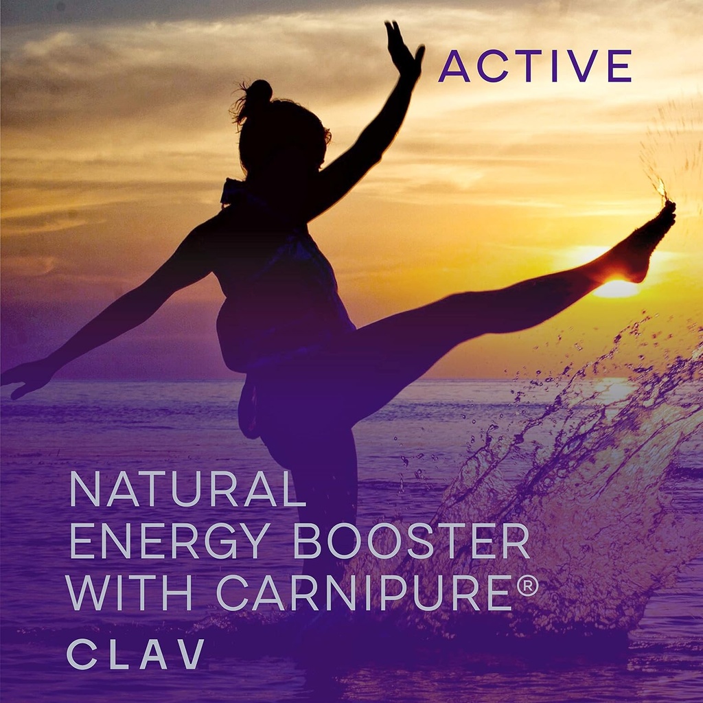 CLAV® N°3 Vitality Support - Vegan Multivitamin - Energy & Focus Supplement - Vitamin B Complex - Guarana, Ginseng, Ginkgo Extract - 60 Capsules - 1 Month 3