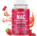 NAC Gummies 600mg, N Acetyl Cysteine Supplement with Glutathione, Resveratrol, Magnesium, CoQ10, NAC Chewable for Antioxidants & Immune Support, Strawberry Flavor 60 Gummies 2