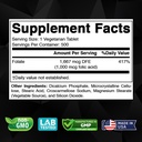 Folic Acid 1 mg (1000 mcg) (Vitamin B9) - 500 Vegetarian Tablets - an Essential Prenatal and Postnatal Vitamin 3