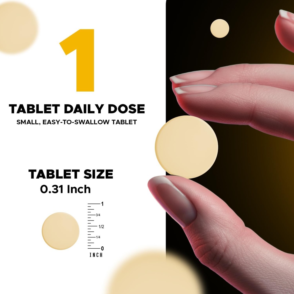 Folic Acid 1 mg (1000 mcg) (Vitamin B9) - 500 Vegetarian Tablets - an Essential Prenatal and Postnatal Vitamin 4