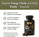 Pure Shilajit Gummies for Men & Women, Shilajit with Black Seed Oil, High Potency Pure Himalayan Resin for Energy, Immune Support, and Cognitive Function, Lab Tested Chewables 3