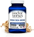Irish Sea Moss Advanced Supplement Capsules 1500mg, Ultra Potent Seamoss Advanced with Bladderwrack & Burdock Root, Made in FDA-Registered, NSF-Certified Facility, Overall Health Support, 90 Capsules 2