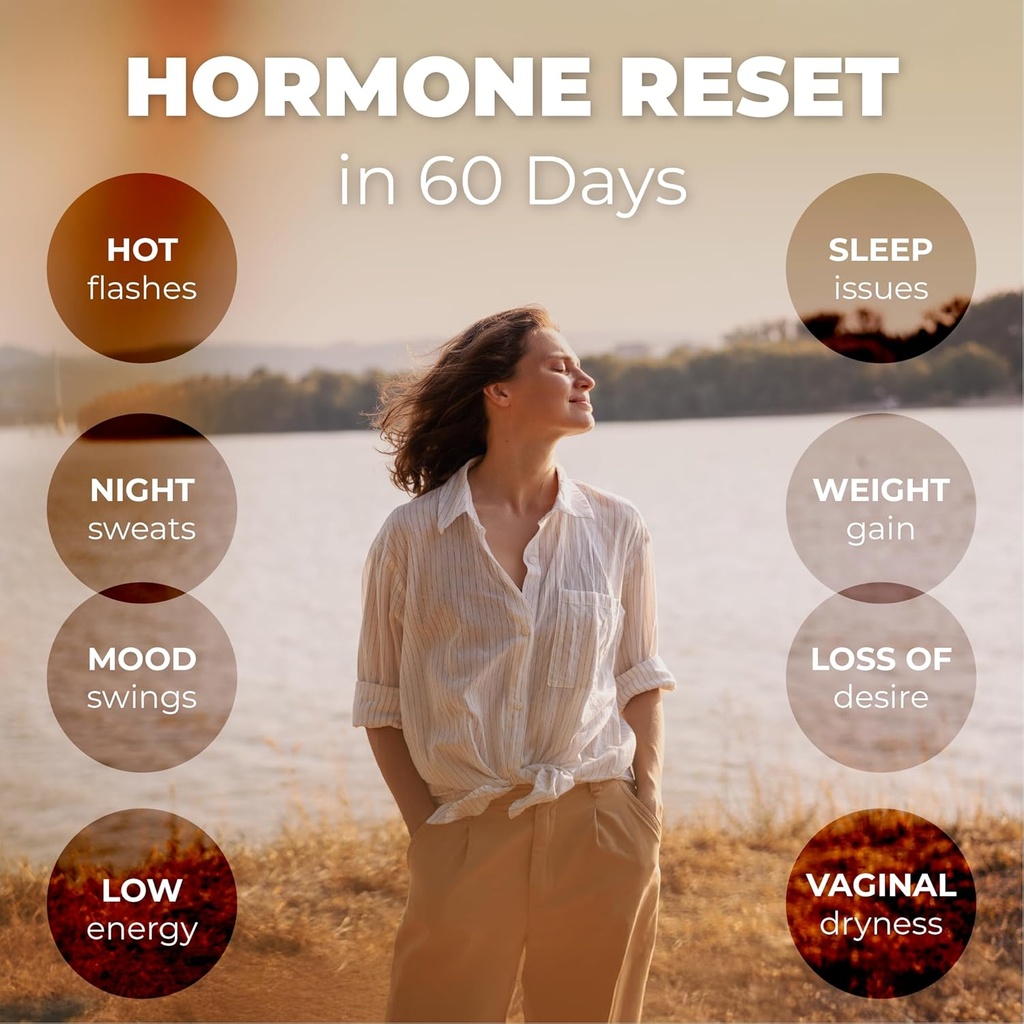 Meno- Menopause Hormonal Balance for Women, Estrogen Soy Isoflavones Menopause Supplement for Women, Ashwagandha, Black Cohosh Hot Flashes Menopause Relief, Night Sweats Relief 240Caps 4