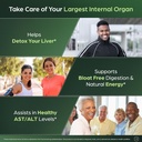 Sandhu's Liver Cleanse Detox & Repair Support | 70 Capsules (Pack of 2) | Herbal Supplement for Liver Health | Milk Thistle Dandelion Root Andrographis with 8 Minerals 3