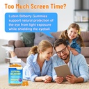 20mg Lutein & Zeaxanthin Gummies with Bilberry, Astaxanthin, Omega 3, Vitamin C, E - Sugar Free Eye Health Supplement for Adults & Kids - Dry Eye Relief, Vision Clarity, Macular Support 5