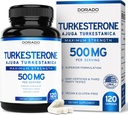 Turkesterone Supplement 500mg (120 Capsules) - Stamina, Drive, Athletic Performance & Muscle Mass - (Ajuga Turkestanica Std. to 10% Turkesterone) (Similar to Ecdysterone) - Non-GMO & Vegan Capsules 2