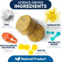 Omega 3 Fish Oil for Dogs - 170 Chews - Omega 3 for Dogs Itchy Skin & Allergy Relief - Skin & Coat Supplement - EPA & DHA Fatty Acids - Dog Anti Shedding & Hot Spot Treatment - Salmon Oil 4