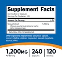 Nutricost Cissus Quadrangularis (1200mg) 240 Capsules - 120 Servings, Gluten Free, Non-GMO, and Vegetarian Friendly 3