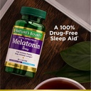 Nature's Bounty Melatonin 5mg Dual Spectrum, 100% Drug Free Sleep Supplement, Quick Release and Extended Release, Promotes Relaxation and Sleep Health, 60 Bi-Layer Tablets (Pack of 2) 5