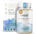 esmé menomé Omega 3 Daily Nutritional Support for perimenopause, Menopause, and postmenopause 60 Capsules 30 Day Supply Food Supplement 660mg EPA & 440mg DHA per Daily Serving 2