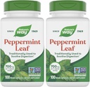 Nature's Way Premium Herbal Peppermint Leaf, Traditional Digestive Soothing and Discomfort Support*, 700mg per Serving, 100 Capsules (Pack of 2) 2