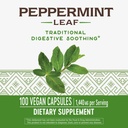 Nature's Way Premium Herbal Peppermint Leaf, Traditional Digestive Soothing and Discomfort Support*, 700mg per Serving, 100 Capsules (Pack of 2) 3