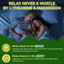 Liposomal L-Theanine 200mg Magnesium Glycinate 400mg Gummies with GABA, 5HTP, Apigenin, Vitamin B6 & D3, Ashwagandha, Lemon Balm Leaf, Melatonin Free Sleep Chewable for Relax Mood & Muscle, 2 Packs 4