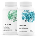 THORNE - Basic B Complex (60 Capsules) & Berberine (60 Capsules) Bundle - Supports Heart Health, Immune System Function & Brain Health - Gluten Free, Dairy Free 2