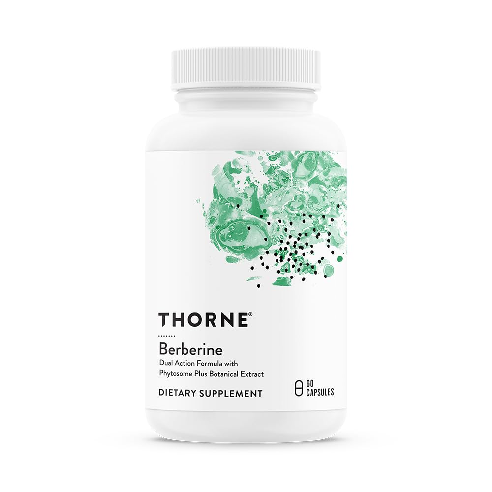 THORNE - Basic B Complex (60 Capsules) & Berberine (60 Capsules) Bundle - Supports Heart Health, Immune System Function & Brain Health - Gluten Free, Dairy Free 4