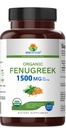 Brieofood Organic Fenugreek 1500mg, 150 Servings, Vegetarian, Gluten Free, 300 Vegetarian Tablets 4