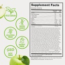 Zena Nutrition Organic Super Greens Powder, 70+ Superfoods, 0 Sugar, 3G Fiber, Spirulina, Chlorella, Antioxidants, Prebiotics/Probiotics, Digestive Enzymes, Green Apple, 30 Drink Mix Packets 5