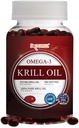 Spoonful Mini Krill Oil, 375mg 130 Servings, Easy to Swallow Mini Capsults for omen and Seniors, Omega-3 DHA EPA Astaxanthin and Essential Phospholipids, Made in USA 2