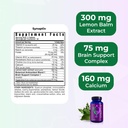 Youngevity Synaptiv™ Brain Support - 12in1 - Ginkgo, Huperzine, Bacopa, Quercetin and More - with Potent Antioxidant Blend + Vitamins - 60 Tablets (Pack of 1) 4