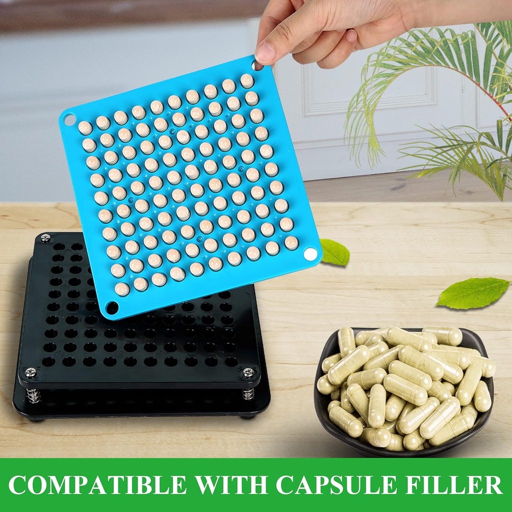 wananfu Size 4 Empty Capsules Vegetarian (100 Count) Bundle with 2 Micro Lab Spoons, Clear Fillable Veggie Pill Capsules Size 4 for Making Your Own Supplements 6