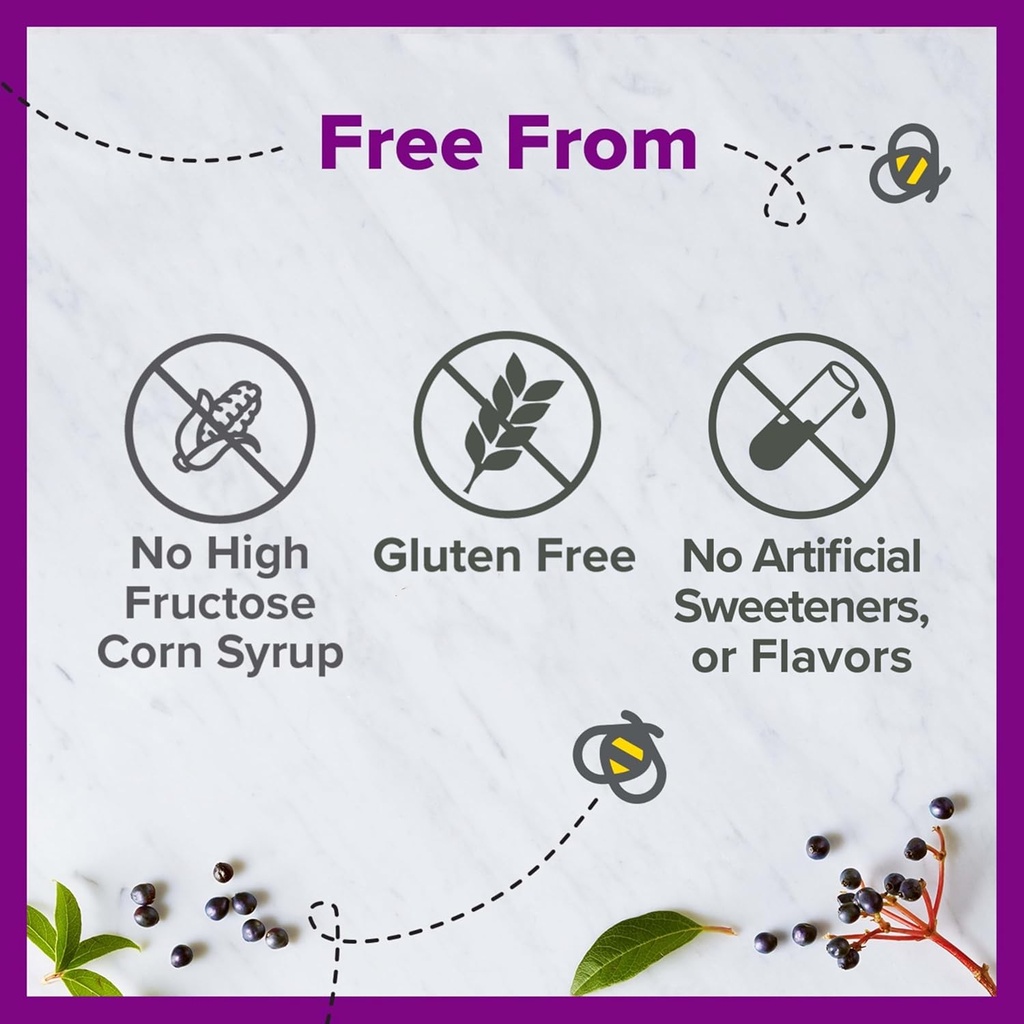 Zarbee''s Liquid Daily Immune Support, High Concentrate Liquid, with Real Elderberry Vitamin C & Zinc, Black Elderberry Flavor, For Daytime Use, 8 Fl Oz, brand is Zarbee''s 3