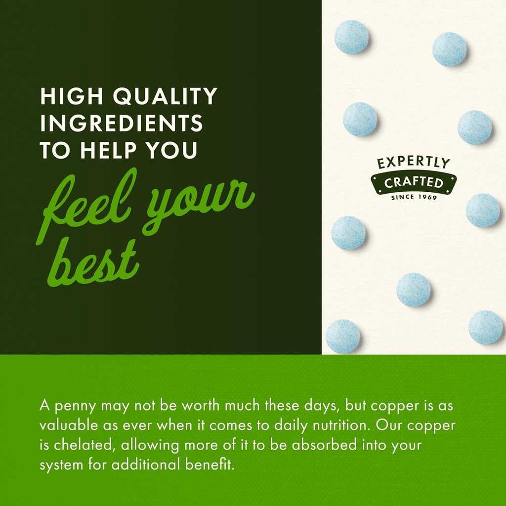 Swanson Copper Antioxidant Immune System Red Blood Cell Support Mineral Supplement (Copper chelate) 2 mg 300 Tabs (2 Pack) 6