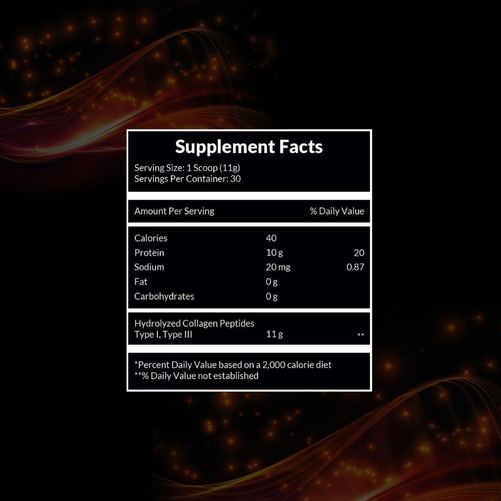 Intelligent Labs Hydrolyzed Type 1 and 3 Collagen Peptide Granules, Collagen Powder Unflavored, Keto and Paleo-Friendly, Third-Party Verified For Purity, 11g per Serving, 30 Servings a Pouch 3