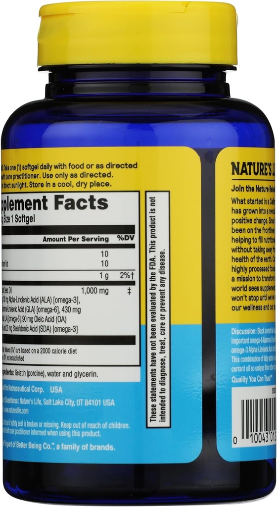 Black Currant Oil 60 Sgels 3