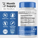 Earth's Pearl Vitamin D3 K2 5000 IU - 3-in-1 K2 D3 Vitamin Supplement with Probiotics for Women & Men, 3-Month Supply, Gut Health Supplements for Women & Men (90 CT) 4