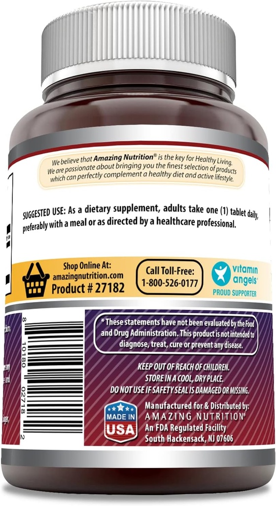 Amazing Formulas Inositol Supplement | 1000 Mg Per Serving | 250 Tablets | Non-GMO | Gluten-Free | Made in USA 4