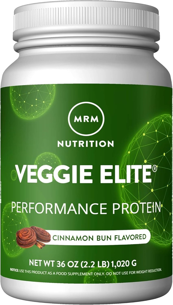MRM Nutrition Veggie Elite Performance Protein | Chocolate Mocha Flavored| Plant-Based Protein| Easy to Digest | with BCAAs| Vegan + Gluten-Free | Clinically Tested| Digestive enzymes | 30 Servings 4