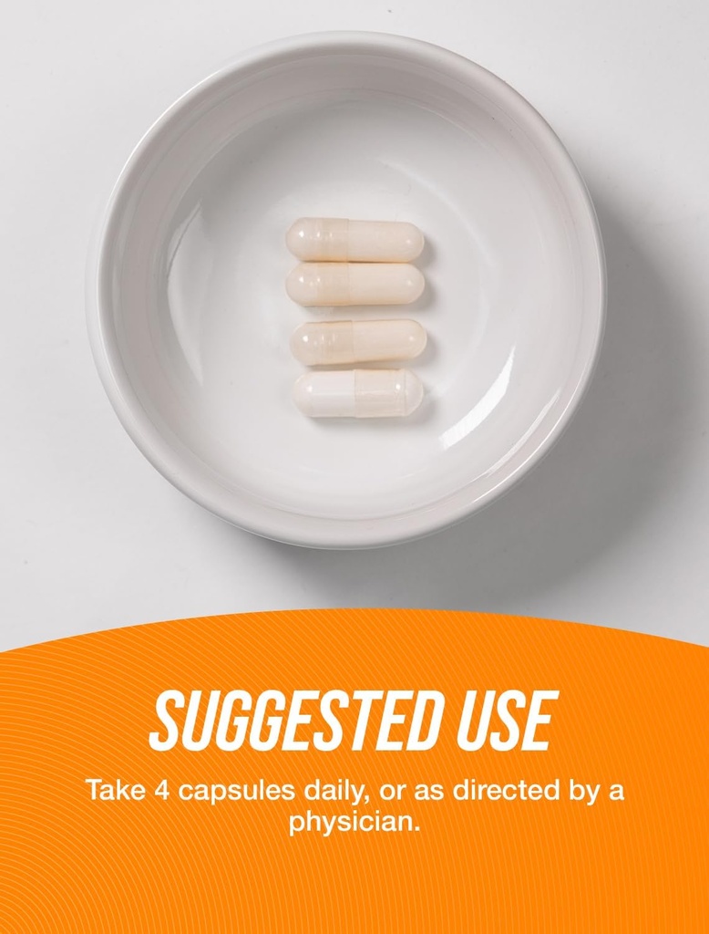 BulkSupplements.com Beta Alanine Capsules - Beta Alanine Supplement, Beta Alanine Pills, Beta Alanine 3000mg - Gluten Free, 4 Capsules per Serving, 240 Capsules (Pack of 1) 5