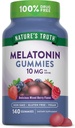 Nature's Truth Melatonin Gummies | 10mg | 140 Count | Berry Flavor | Vegan, Non-GMO & Gluten Free Supplement for Adults 2