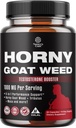 Horny Goat Weed for Male Enhancement - Extra Strength Horny Goat Weed for Men 1000mg per Serving Complex with Tongkat Ali Saw Palmetto Extract Panax Ginseng and Black Maca Root for Stamina & Energy 2