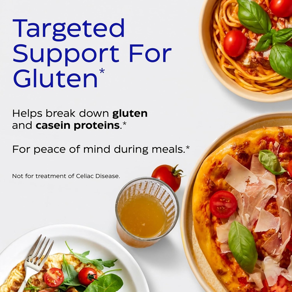 Enzymedica GlutenEase, Advanced Digestive Enzymes for Women and Men, Fast-Acting Formula for Bloating Relief & Digestive Health, Helps Break Down Gluten & Casein, 120 Capsules 6