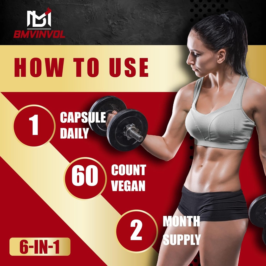 Berberine Supplement with Ceylon Cinnamon, Turmeric, Artichoke, Milk Thistle - Berberine HCl Supplement Pills - 60 Capsules [2-Month Supply] 4