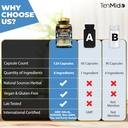 Colostrum Supplement - 8in1 Formula - Combine with Turmeric, Ceylon Cinnamon, Quercetin, Royal Jelly, Dandelion, L- Glutamine, and Black Pepper - Digestive Health Support - 120 Capsules 5