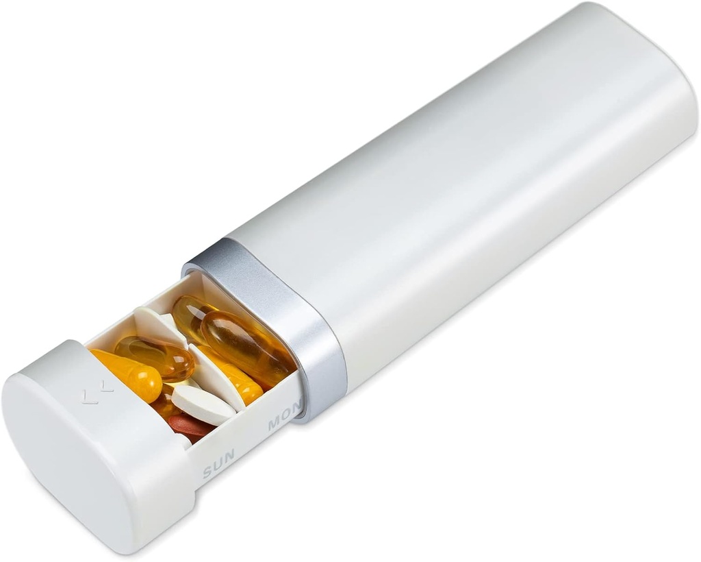 Weekly Pill Organizer 7 Day, Betife Daily Pill Box, Travel Pill Case, Cute Pill Holder to Hold Vitamins, Medicines, Supplements, Pills Organizer 3