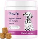 Pawfy Dog Multivitamins 15 in 1 | Dog Vitamins for Skin & Coat - Supports Overall Wellness | Advanced Senior Dog Supplements from Occasional Itching | Puppy Tasty Vitamin C Chews - 30 Count 2