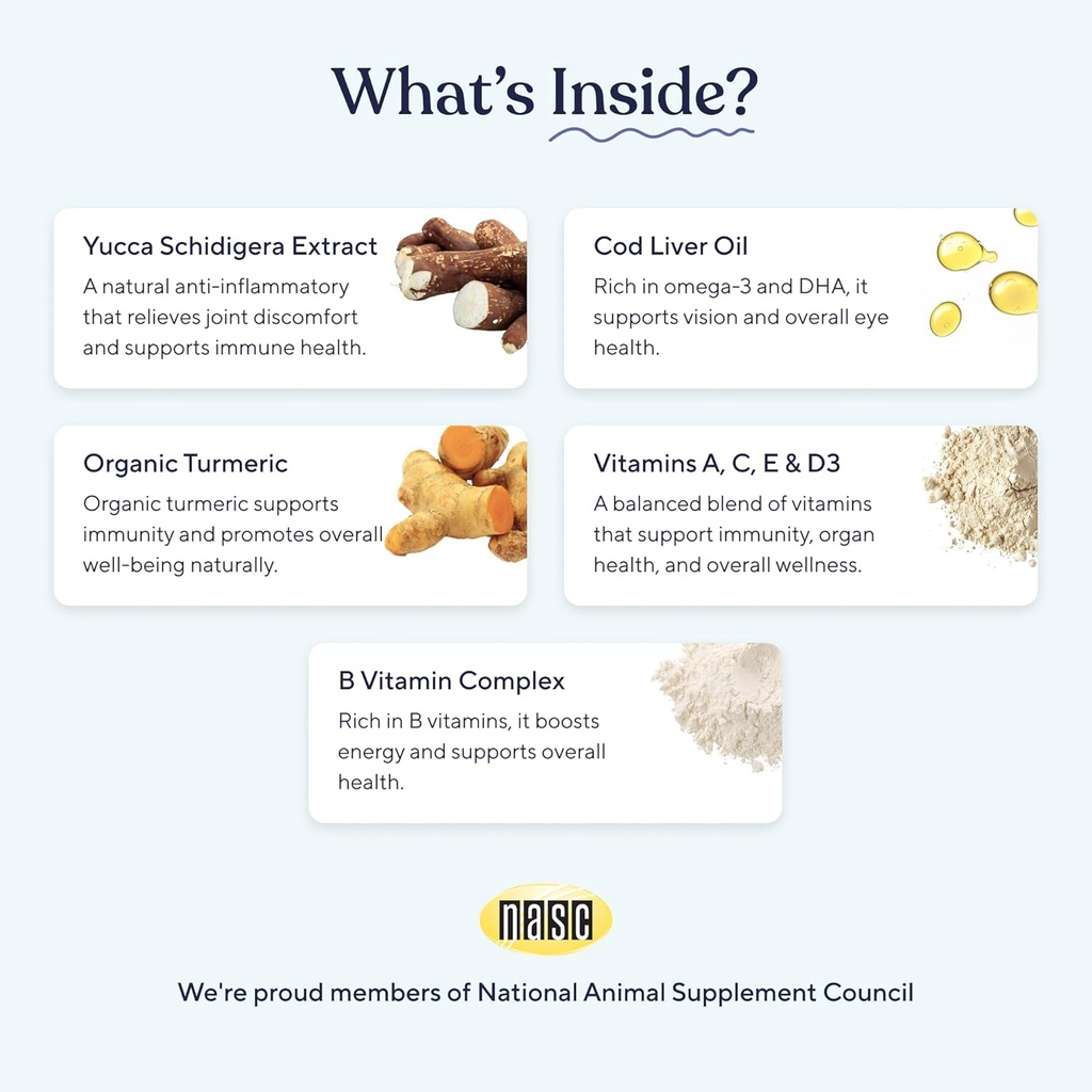 Pawfy Dog Multivitamins 15 in 1 | Dog Vitamins for Skin & Coat - Supports Overall Wellness | Advanced Senior Dog Supplements from Occasional Itching | Puppy Tasty Vitamin C Chews - 30 Count 4