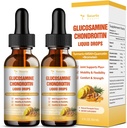 (2 Packs) Glucosamine Chondroitin MSM Support Joint Health - Chondroitin Sulfate Supplement Turmeric, Quercetin, Bromelain, MSM Oil 2