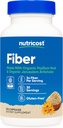 Nutricost Fiber Capsules with Prebiotic Fiber Supplement 150 Capsules - CCOF Certified Supplement, Made with Organic Psyllium Husk & Organic Jerusalem Artichoke, Gluten Free, 3 G Per Serving 2