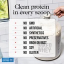 NAKED Vanilla Whey Protein Powder - All Natural Grass Fed Whey Protein Powder, Vanilla Flavor, Organic Coconut Sugar, 5Lb Bulk, GMO-Free, Soy Free, Gluten Free - 61 Servings 4