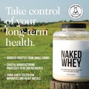 NAKED Vanilla Whey Protein Powder - All Natural Grass Fed Whey Protein Powder, Vanilla Flavor, Organic Coconut Sugar, 5Lb Bulk, GMO-Free, Soy Free, Gluten Free - 61 Servings 6