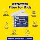 Begin Health Growing Up Prebiotics for Kids 56-Packs | Prebiotic Soluble Powder Stool Softeners and Digestive Gut Health Supplement | Ideal to Mix with Kids Daily Beverages and Soft Foods - Unflavored 5