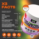 Bovine Colostrum X3 Supplement Powder for Humans, 100% Pure Whole Natural Grass Fed Superfood, High IgG, Plus Probiotic & Prebiotic, Natural Strawberry Flavor, Made in USA 3