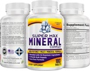 3-Month Multimineral Supplement (Iron Free) Natural Multiminerals | High-Potency Multi Mineral Supplements (15-in-1) Blended Minerals Formula | Mineral Complex | 90-Day Bulk Supply | 180 Tablets 5